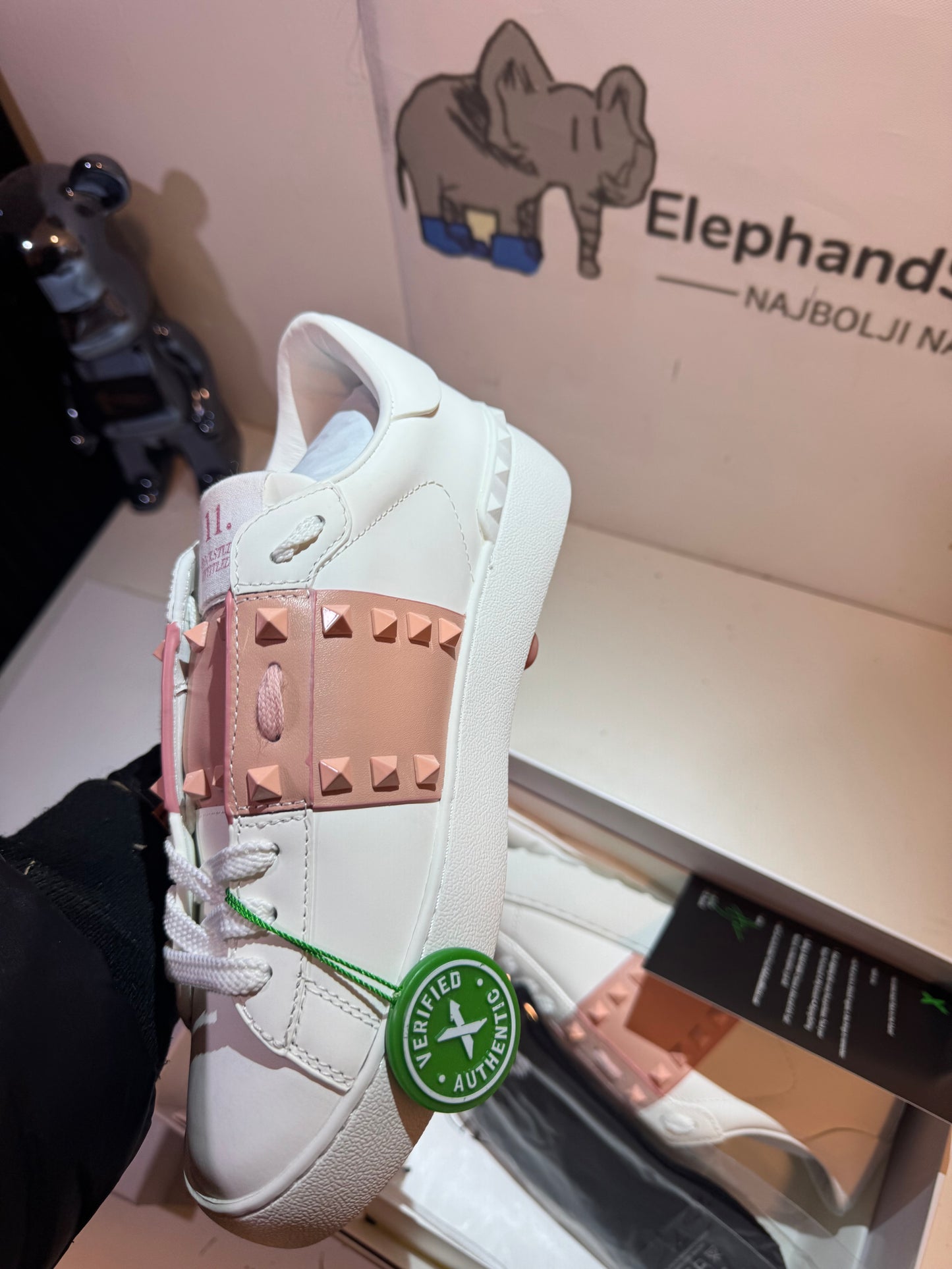 Valentino Rose tenisice — straga