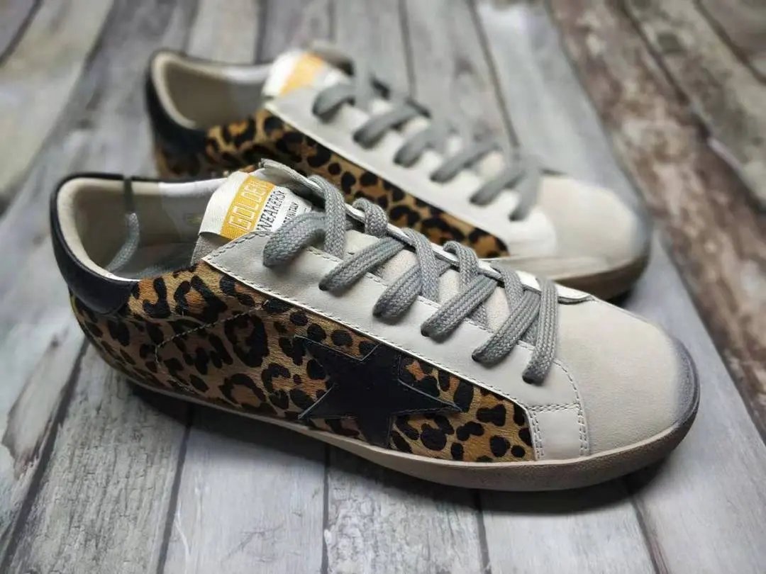 Golden Goose Gepard print tenisice — straga