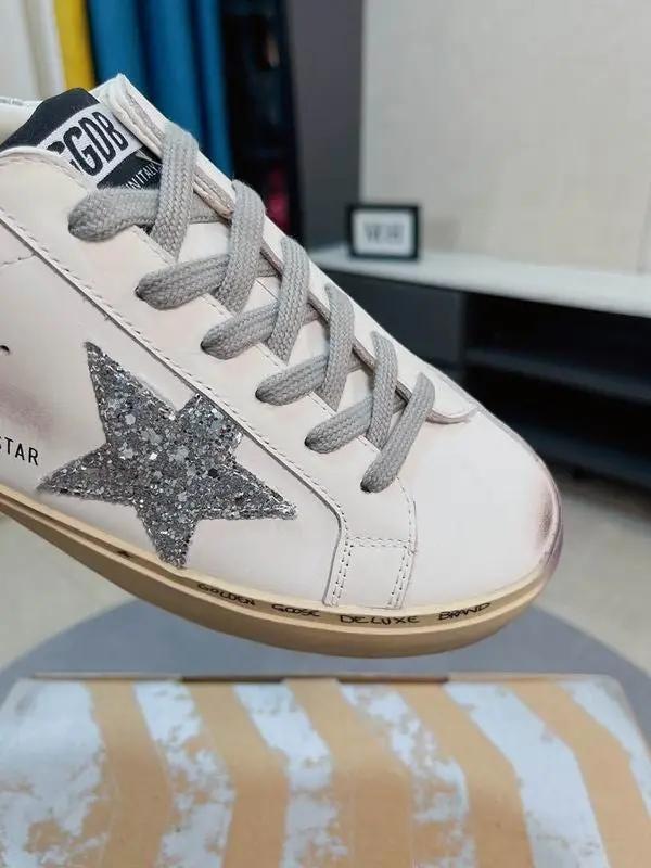 Golden Goose sole Silver tenisice — straga
