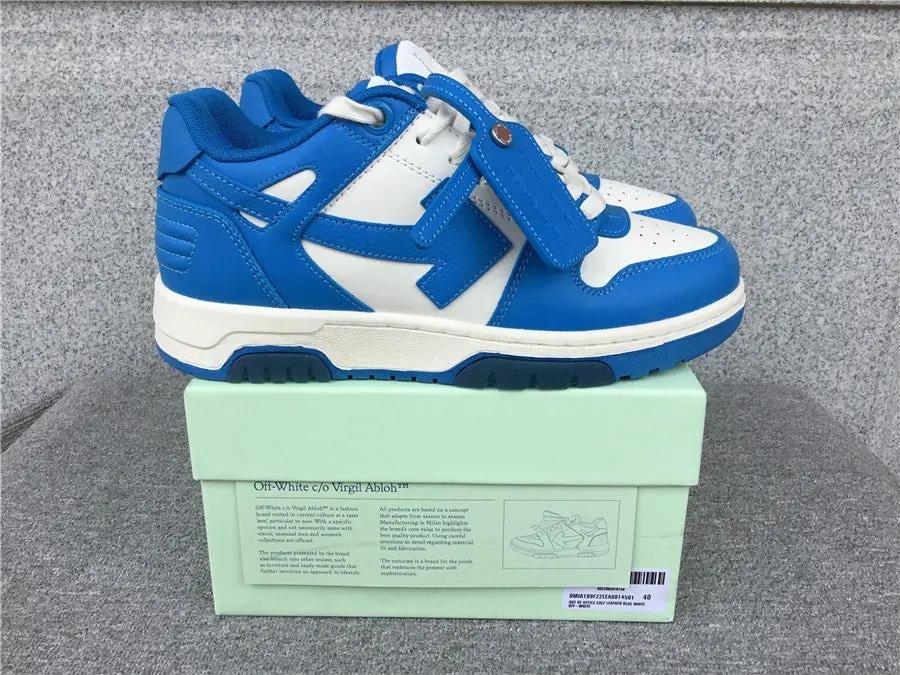 OFF-WHITE out the office Navy Blue tenisice — bočni prikaz