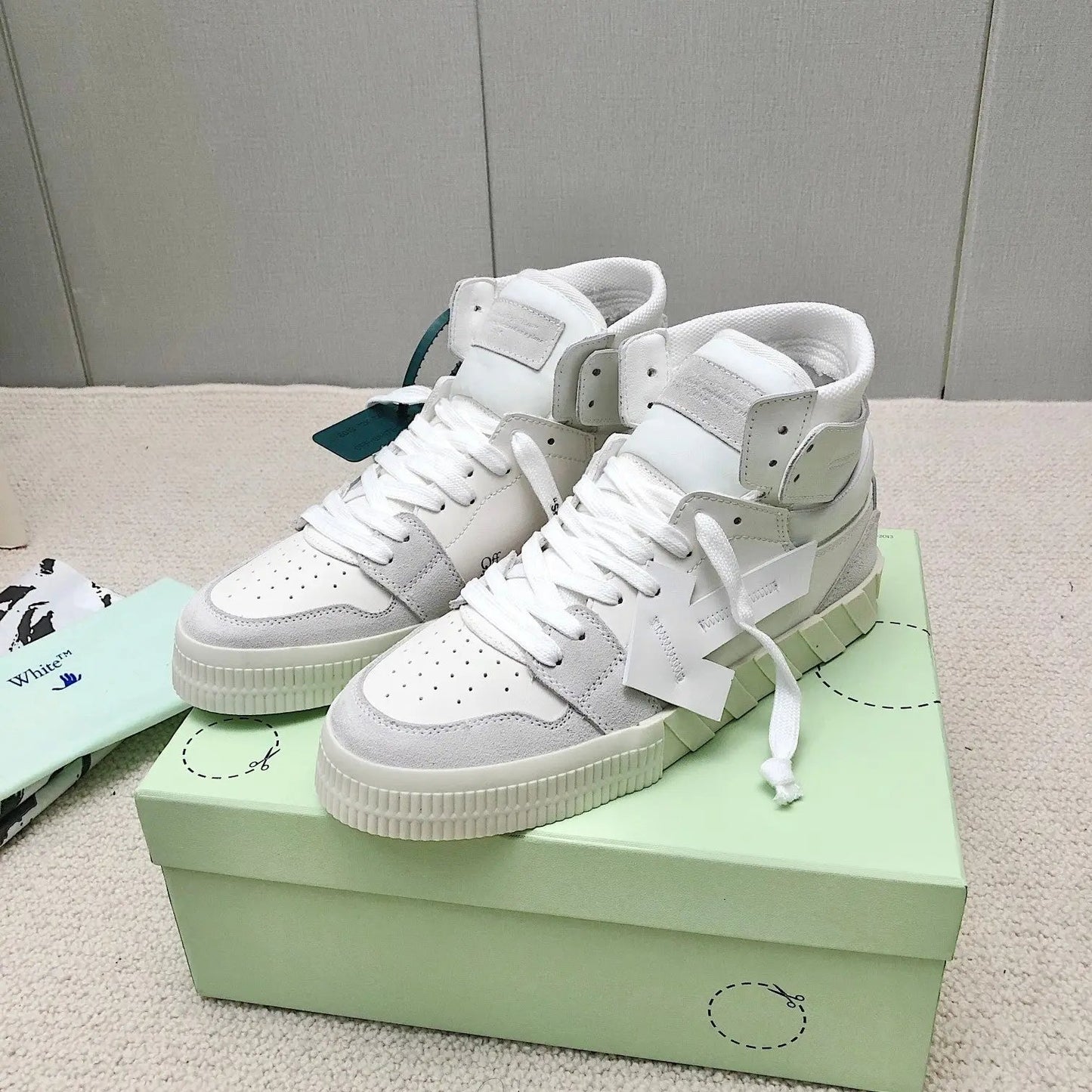 Off-White Mid-Top White tenisice — gornji prikaz