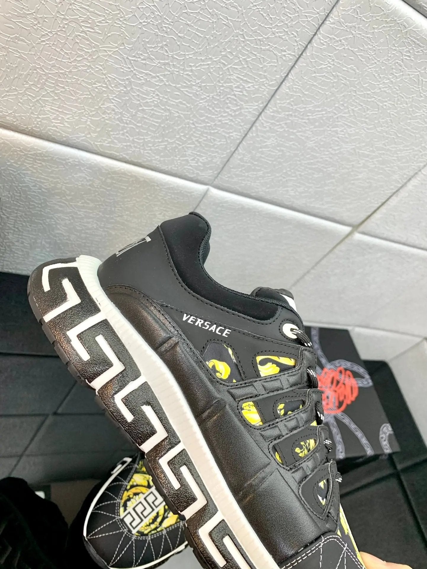 Versace Balck Gold low tenisice — fotografija 8