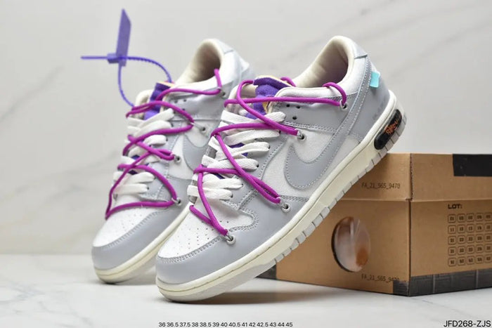 Off White Dunk "lot 28" tenisice — bočni prikaz