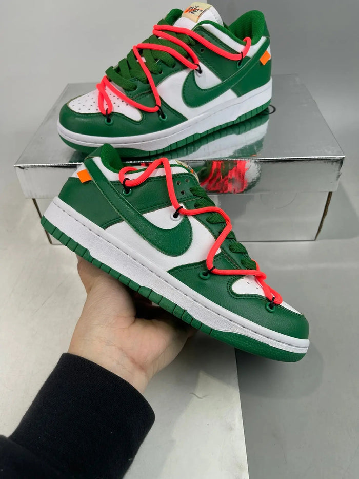 Off White Dunk green tenisice — bočni prikaz
