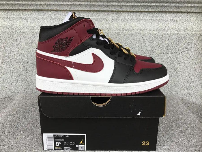 Jordan 1 Mid Bourdou tenisice — bočni prikaz