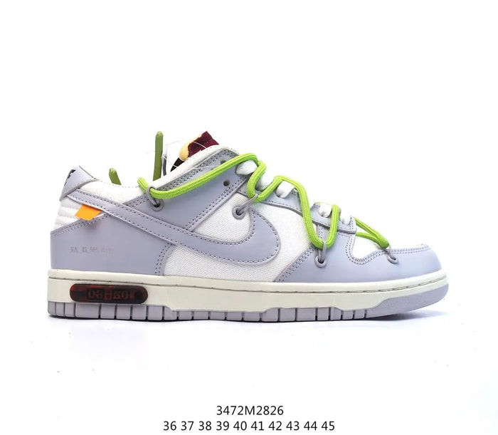 Off White Dunk "lot 8" tenisice — bočni prikaz