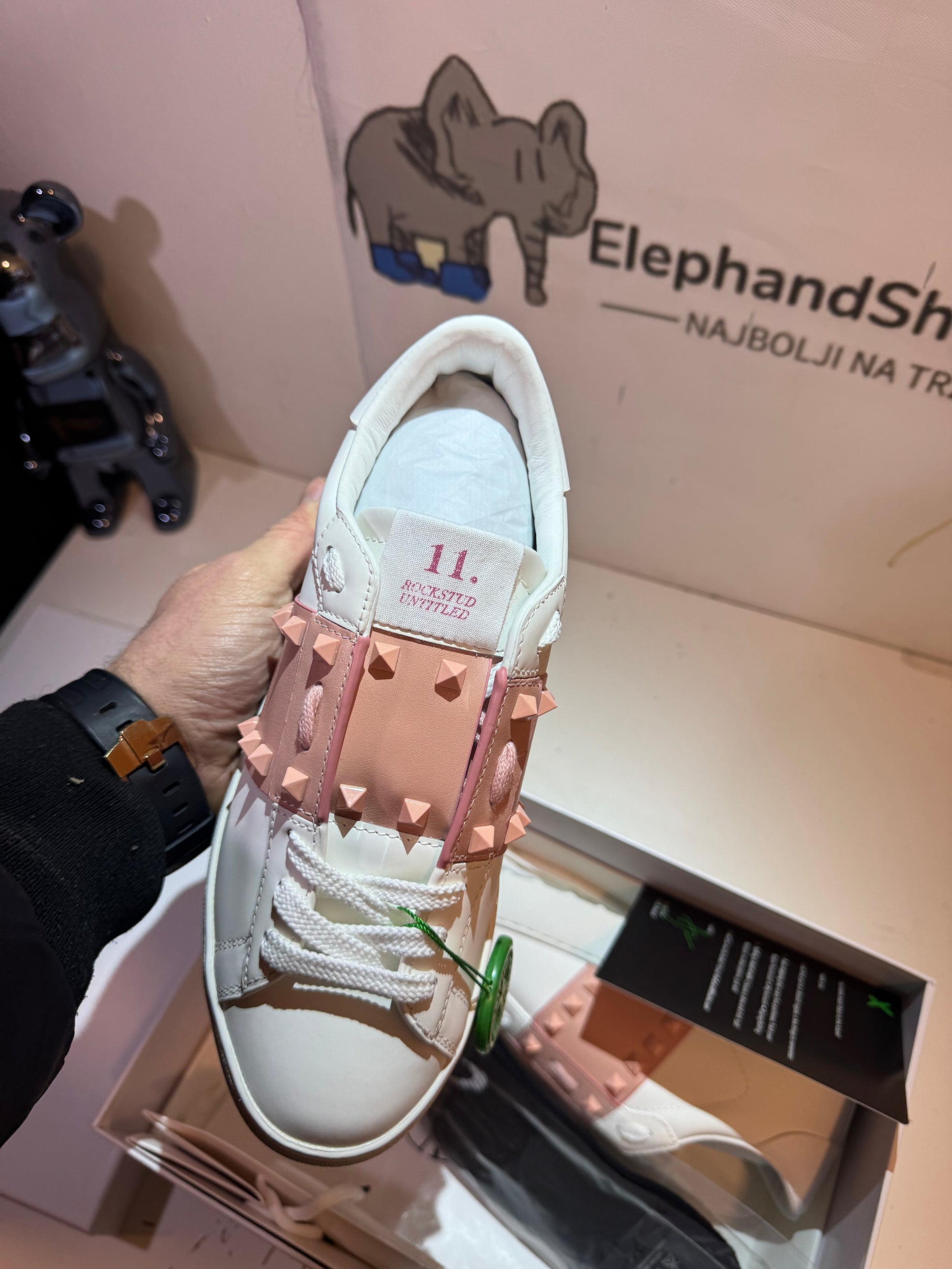 Valentino Rose tenisice — gornji prikaz