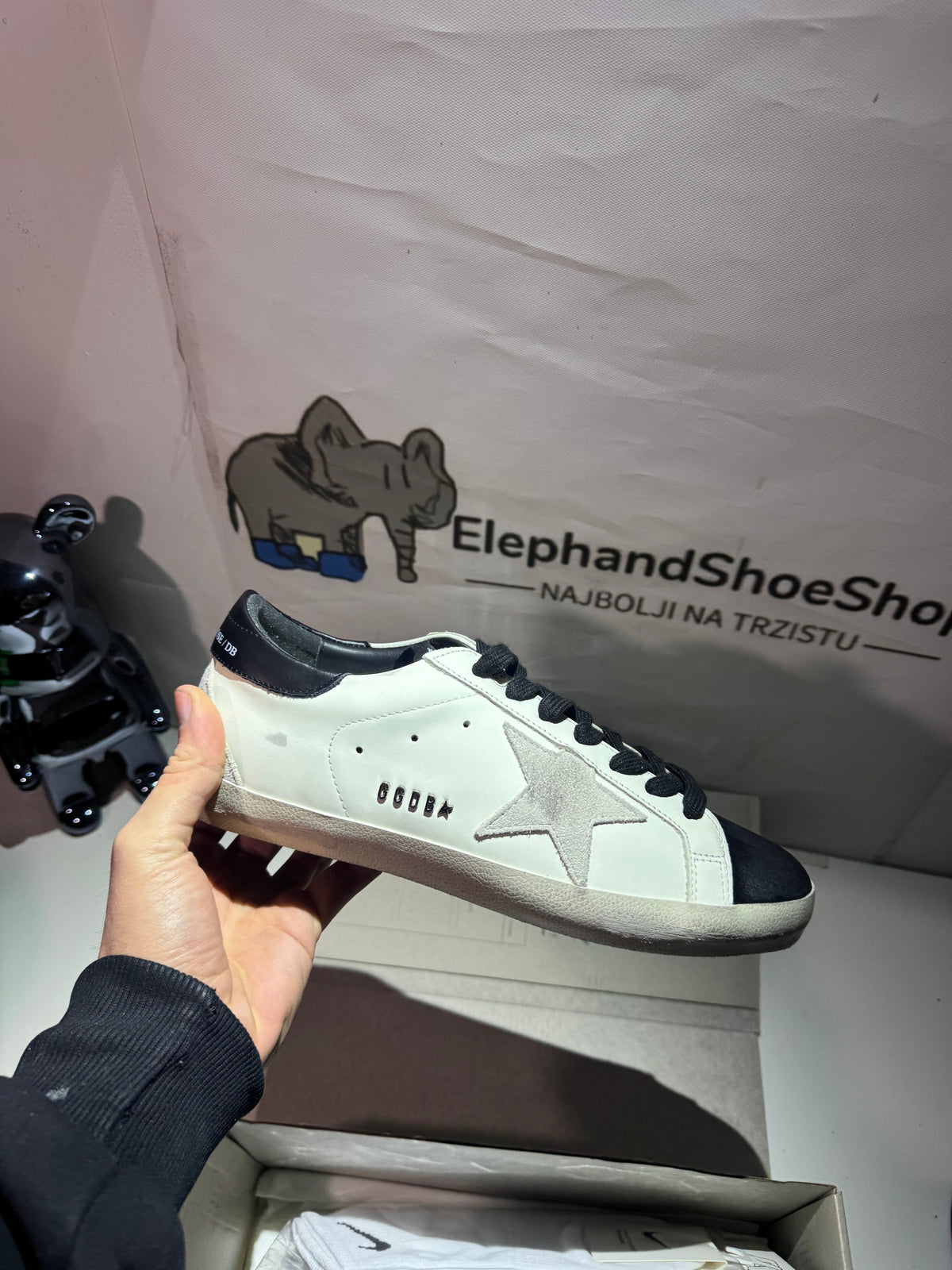 Golden Goose Blue tenisice — bočni prikaz