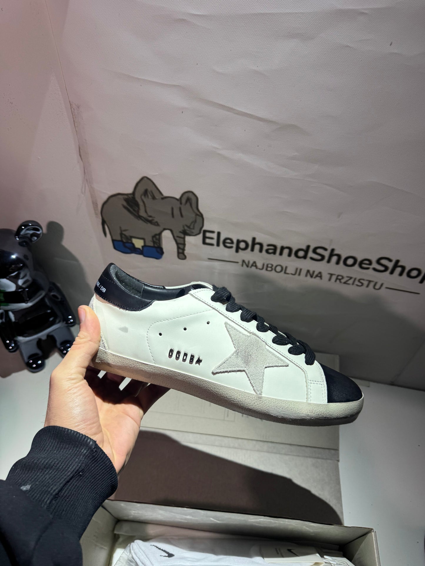 Golden Goose Blue tenisice — bočni prikaz