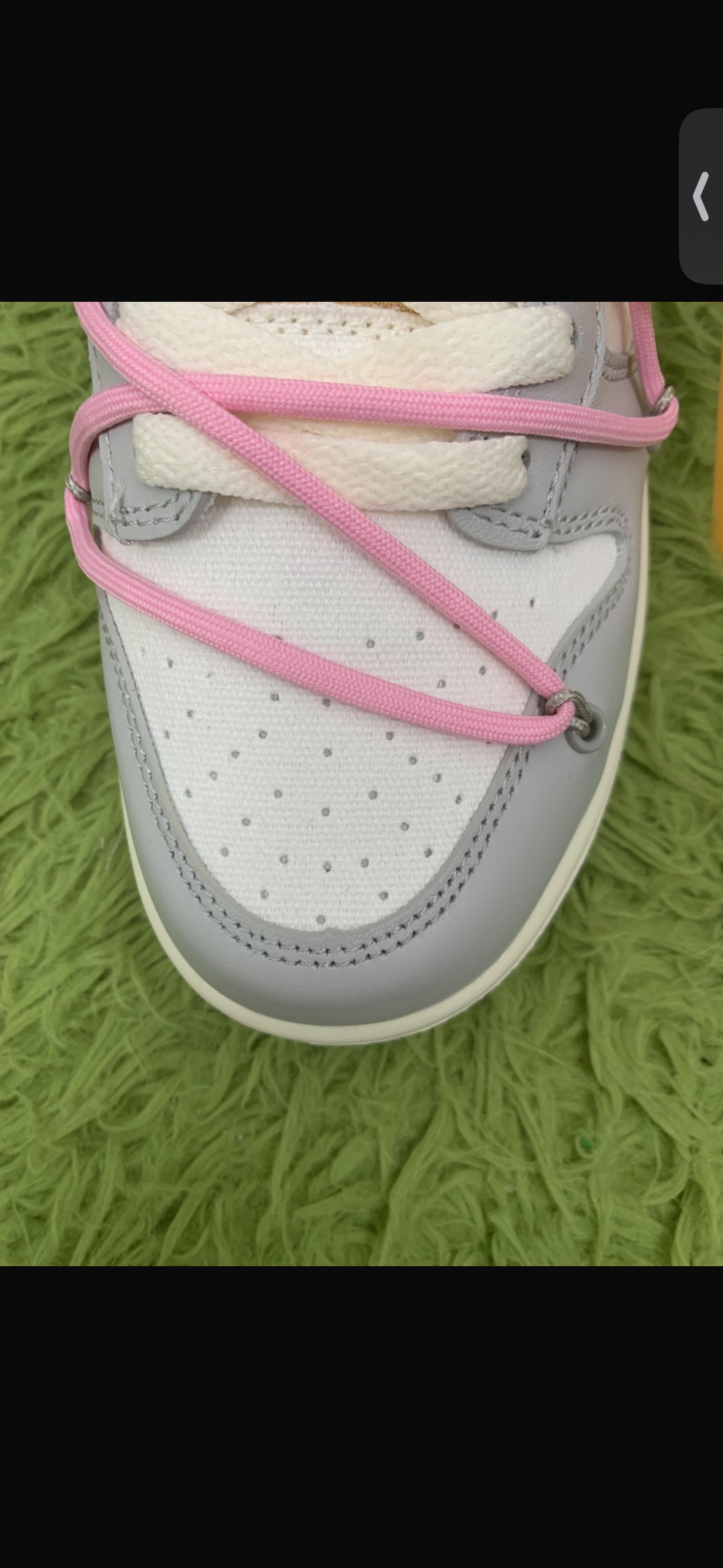 Off White Dunk "lot 9" tenisice — straga
