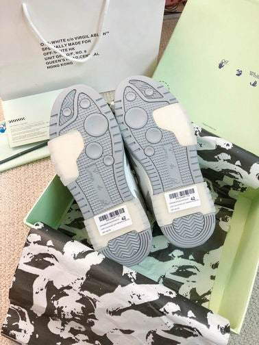 OFF-WHITE out the office Grey popust tenisice — straga