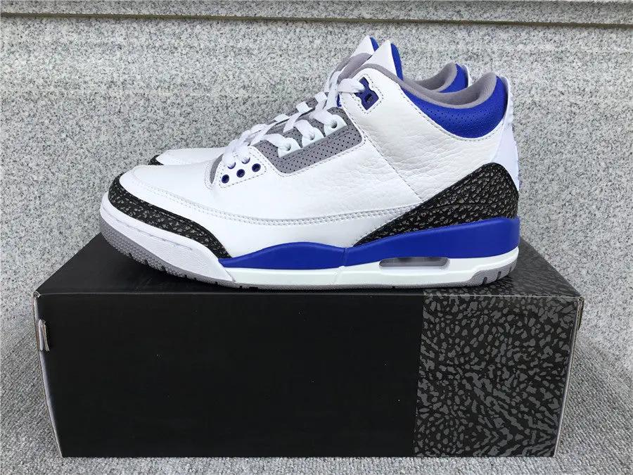 Jordan 3 Racer Blue tenisice — bočni prikaz