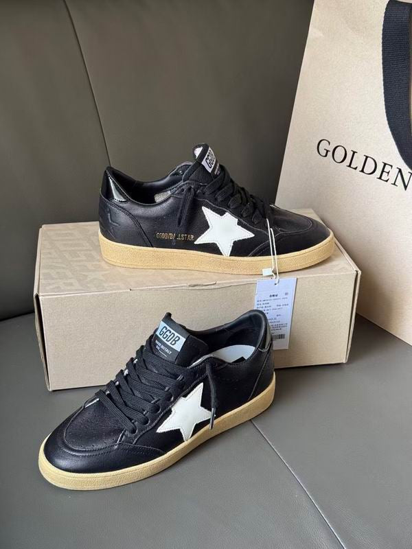 Golden Goose Whole Black tenisice — bočni prikaz