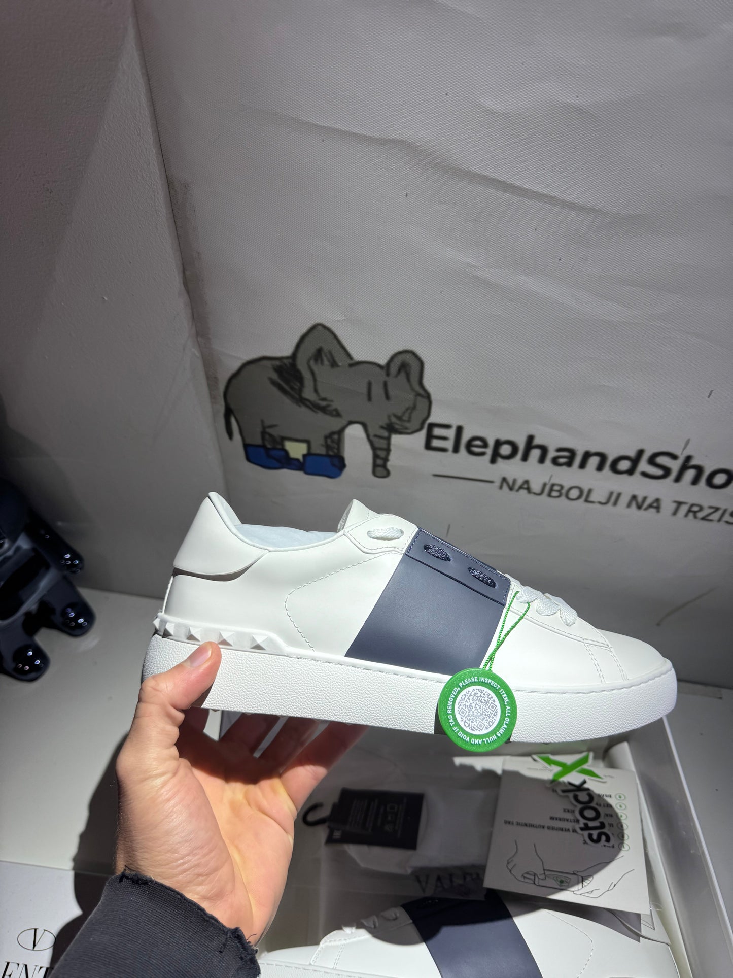 Valentino Blue tenisice — straga