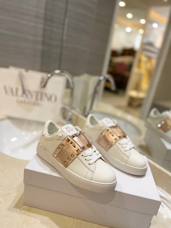 Valentino Low Whole Gold tenisice — bočni prikaz