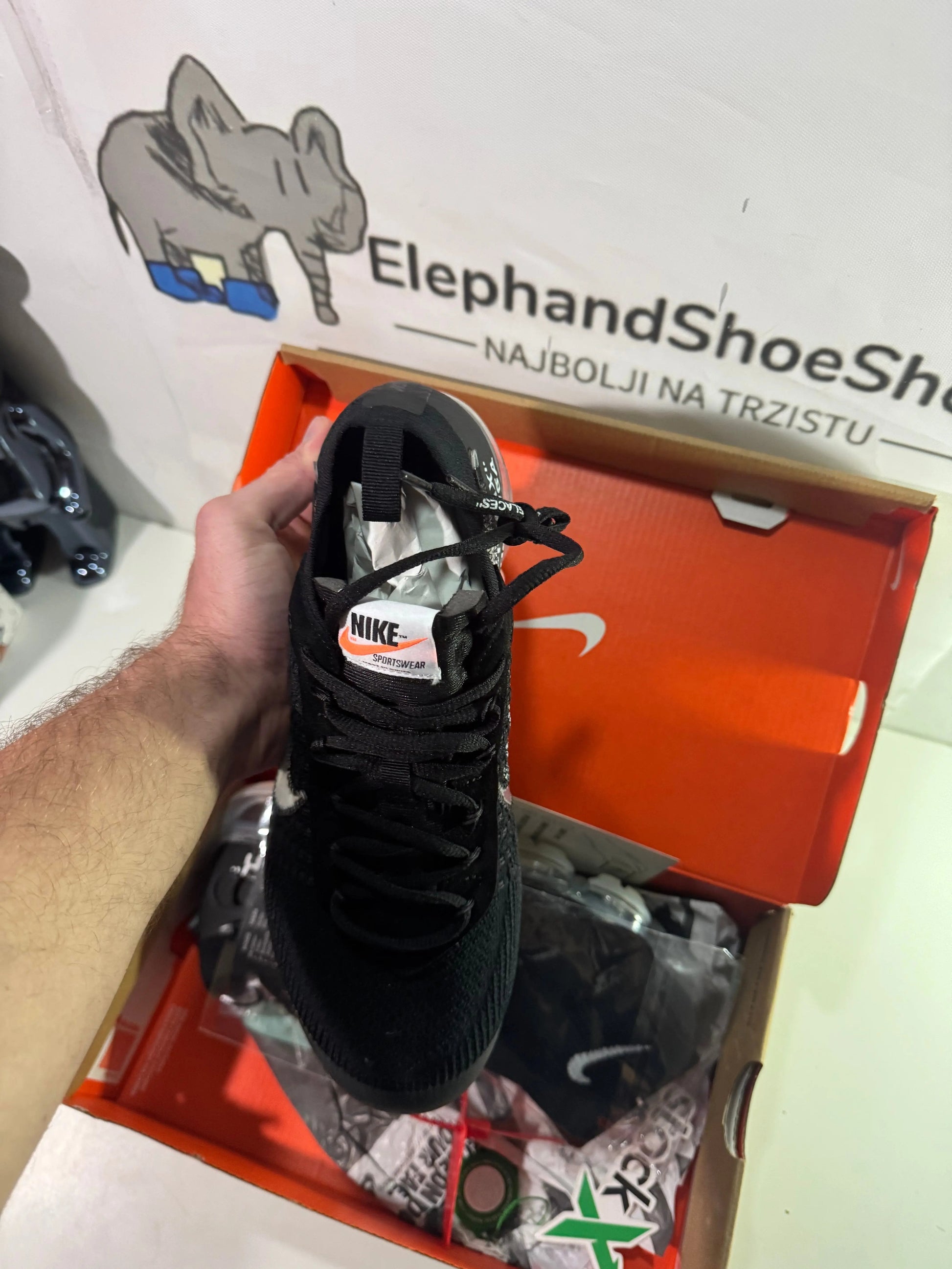 Vapurmax Off White tenisice — gornji prikaz