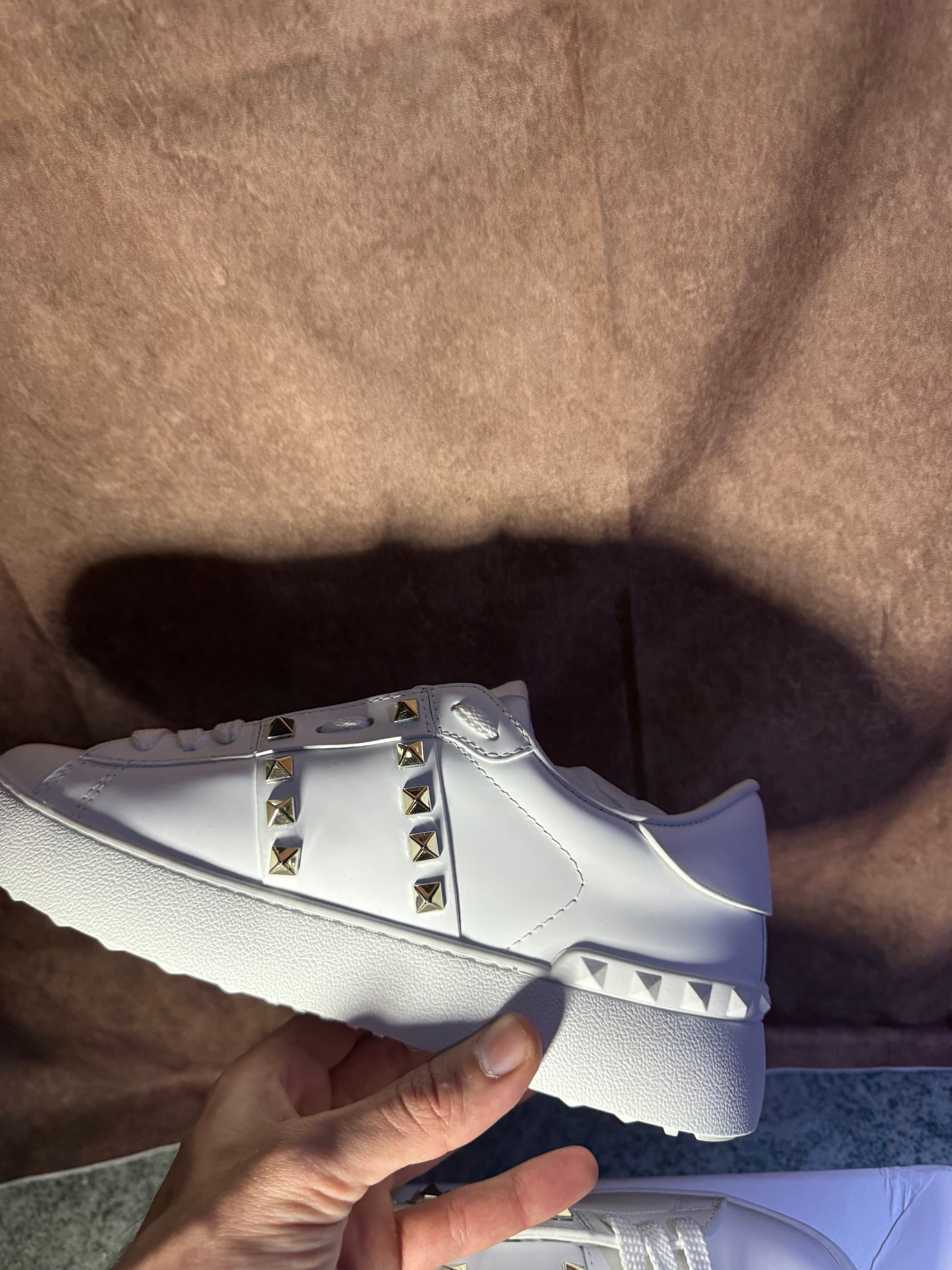Valentino White / Gold tenisice — fotografija 7