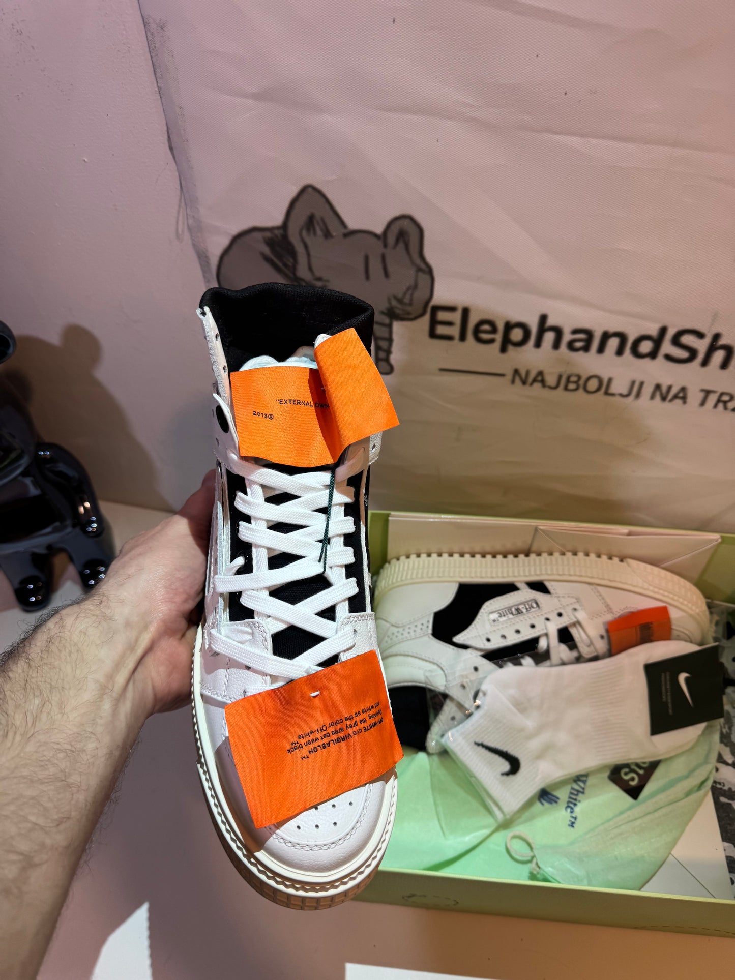 Off White Off Court Black 3.0 tenisice — gornji prikaz