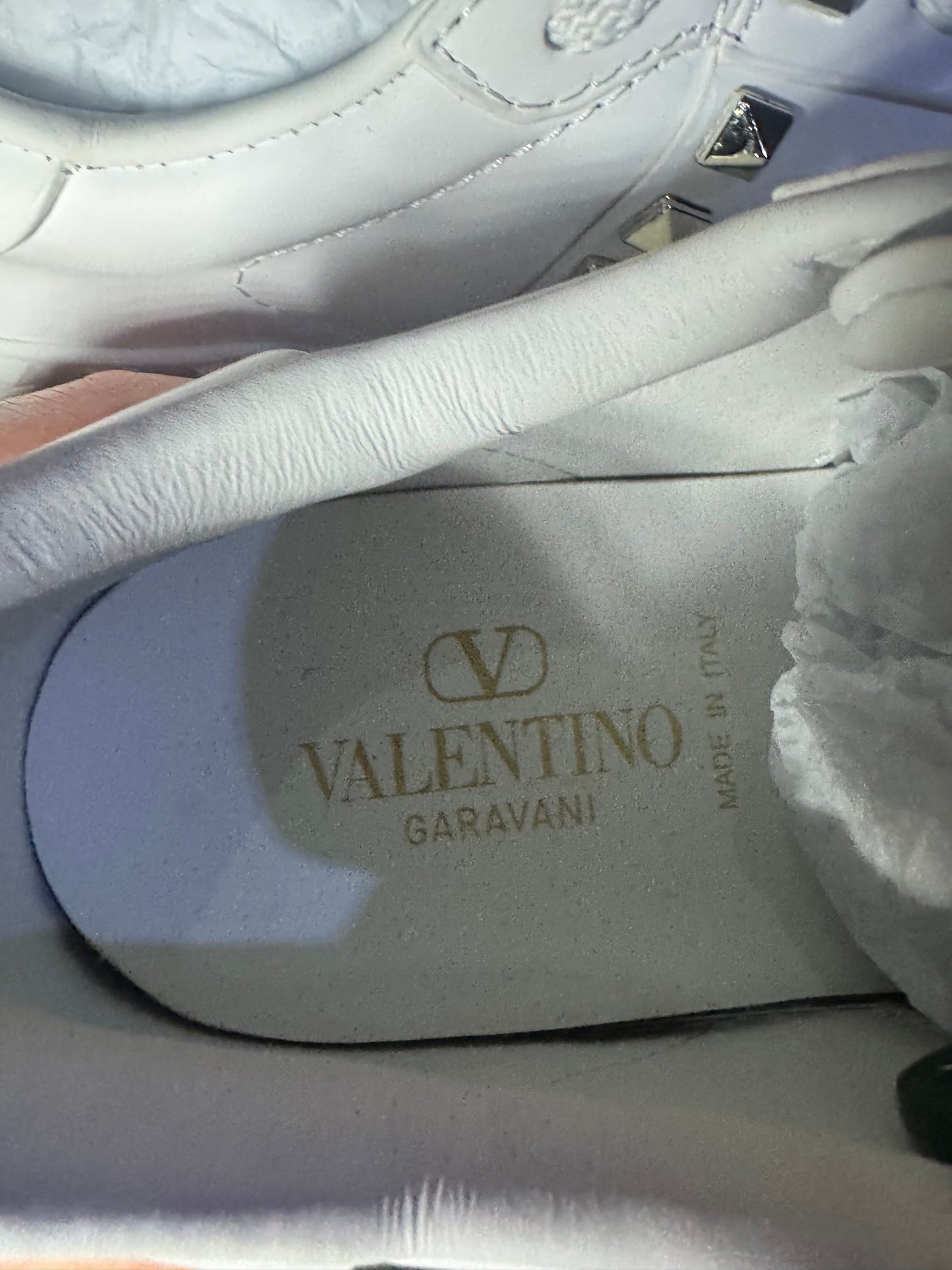 Valentino White / Gold tenisice — fotografija 8