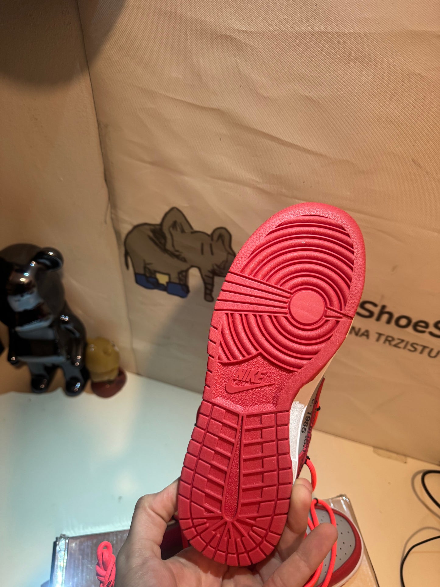 Off White Red tenisice — straga