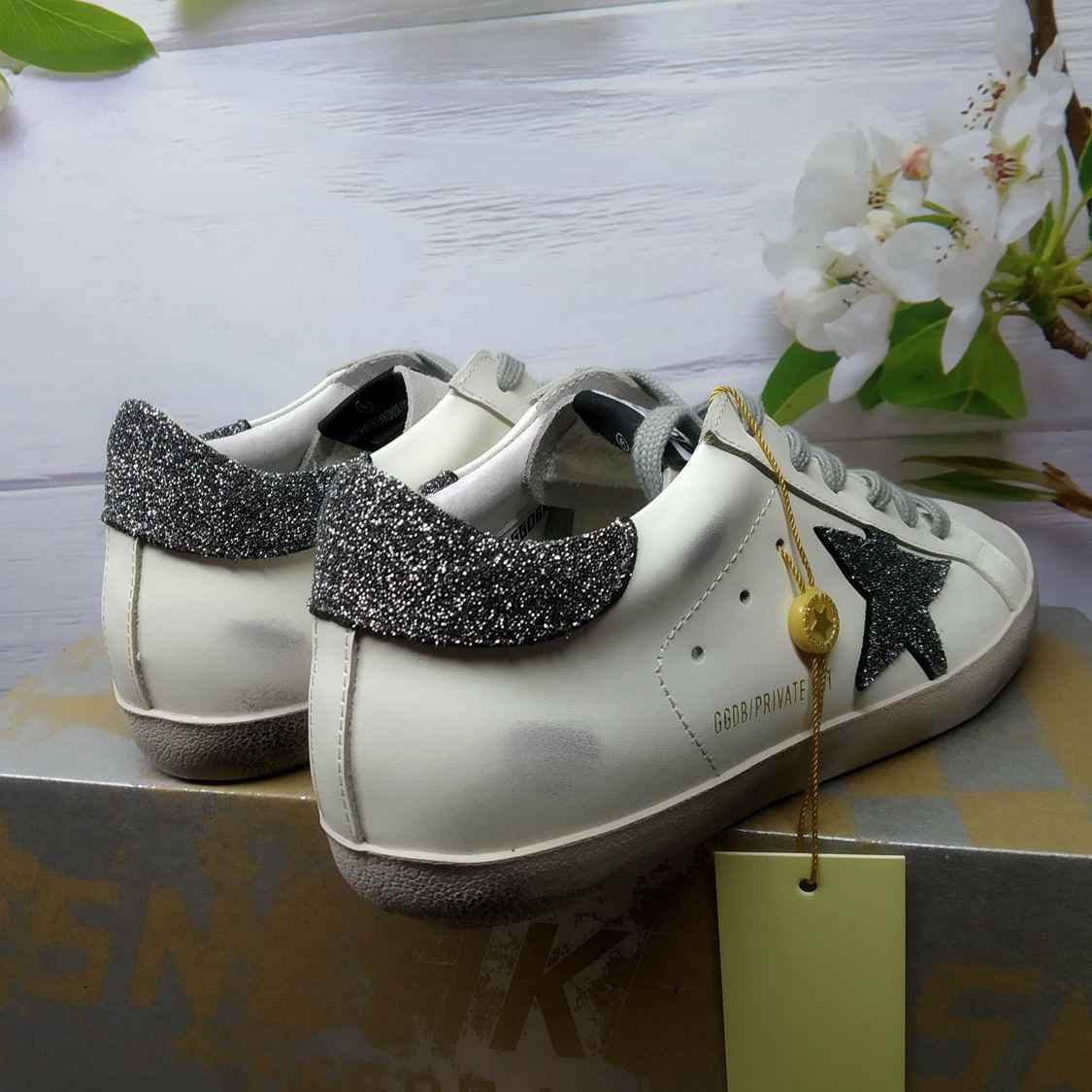 Golden Goose Black Star tenisice — fotografija 7