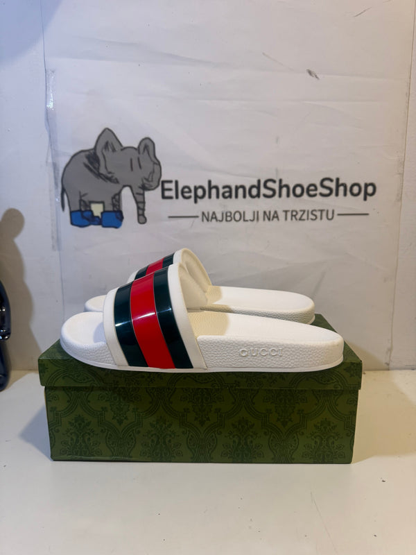 Gucci Slide White (Odmah Dostupne) br 45 Elephand.shoes