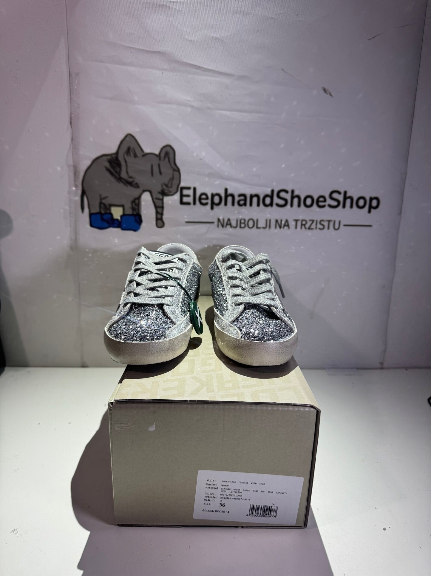 Golden Goose Whole Silver (Odmah dostupne) br 36 Elephand.shoes