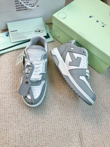OFF-WHITE out the office Grey popust tenisice — detalj