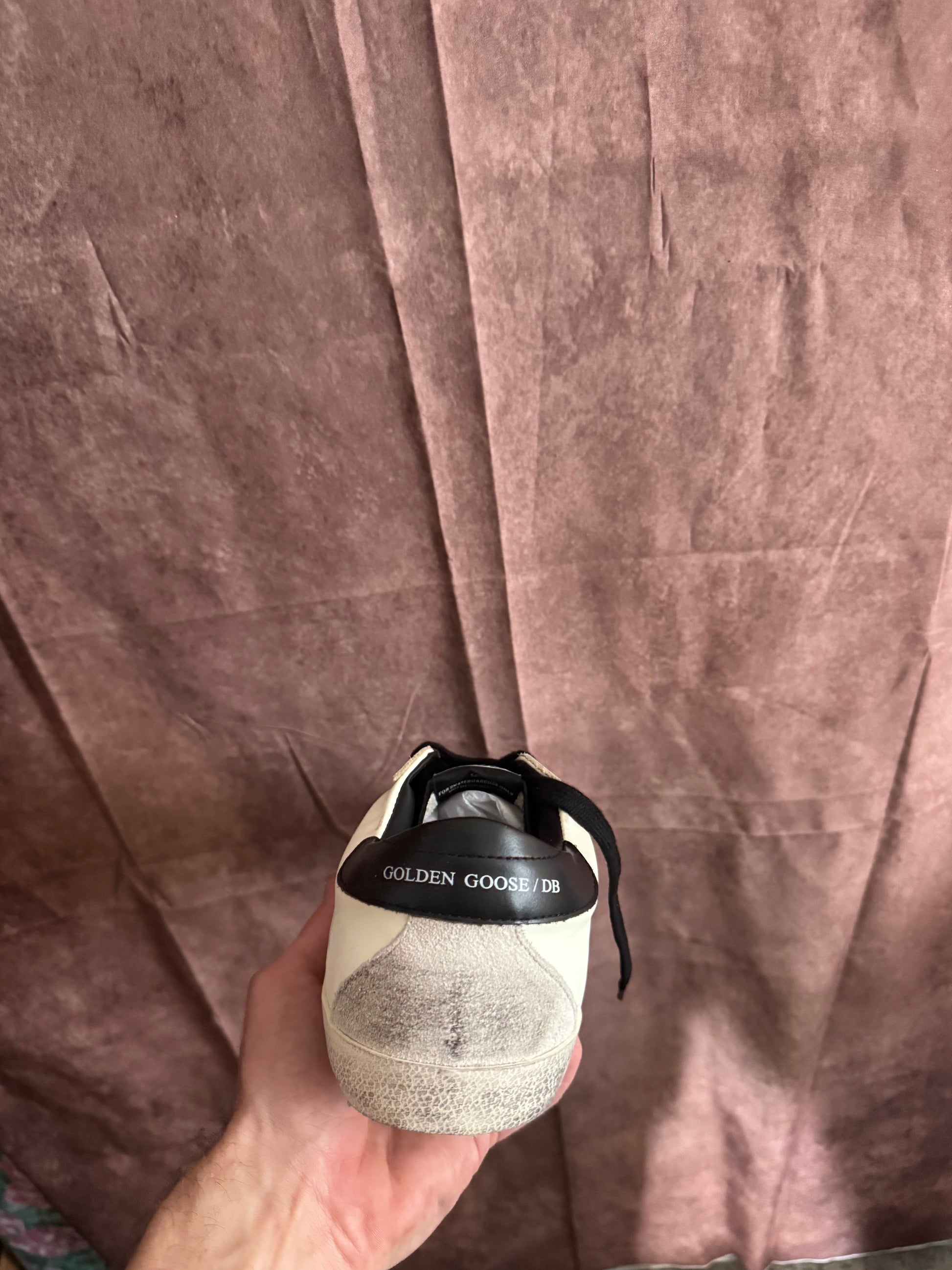Golden Goose Black/White tenisice — gornji prikaz