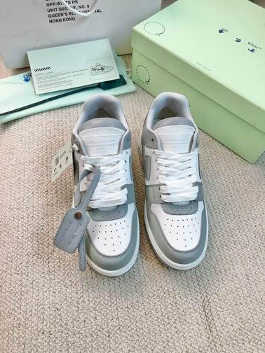 OFF-WHITE out the office Grey popust tenisice — prednji prikaz