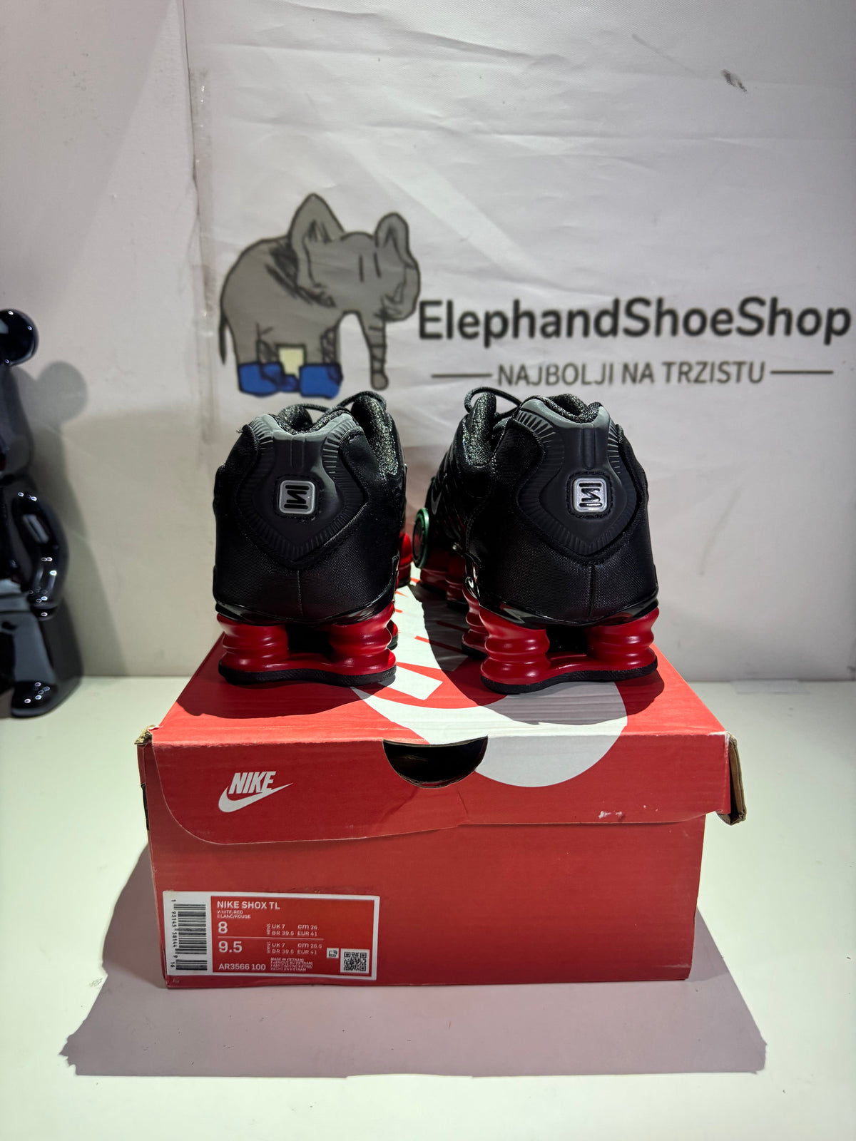Shox Black Red (Odmah dostupne) br 41 Elephand.shoes