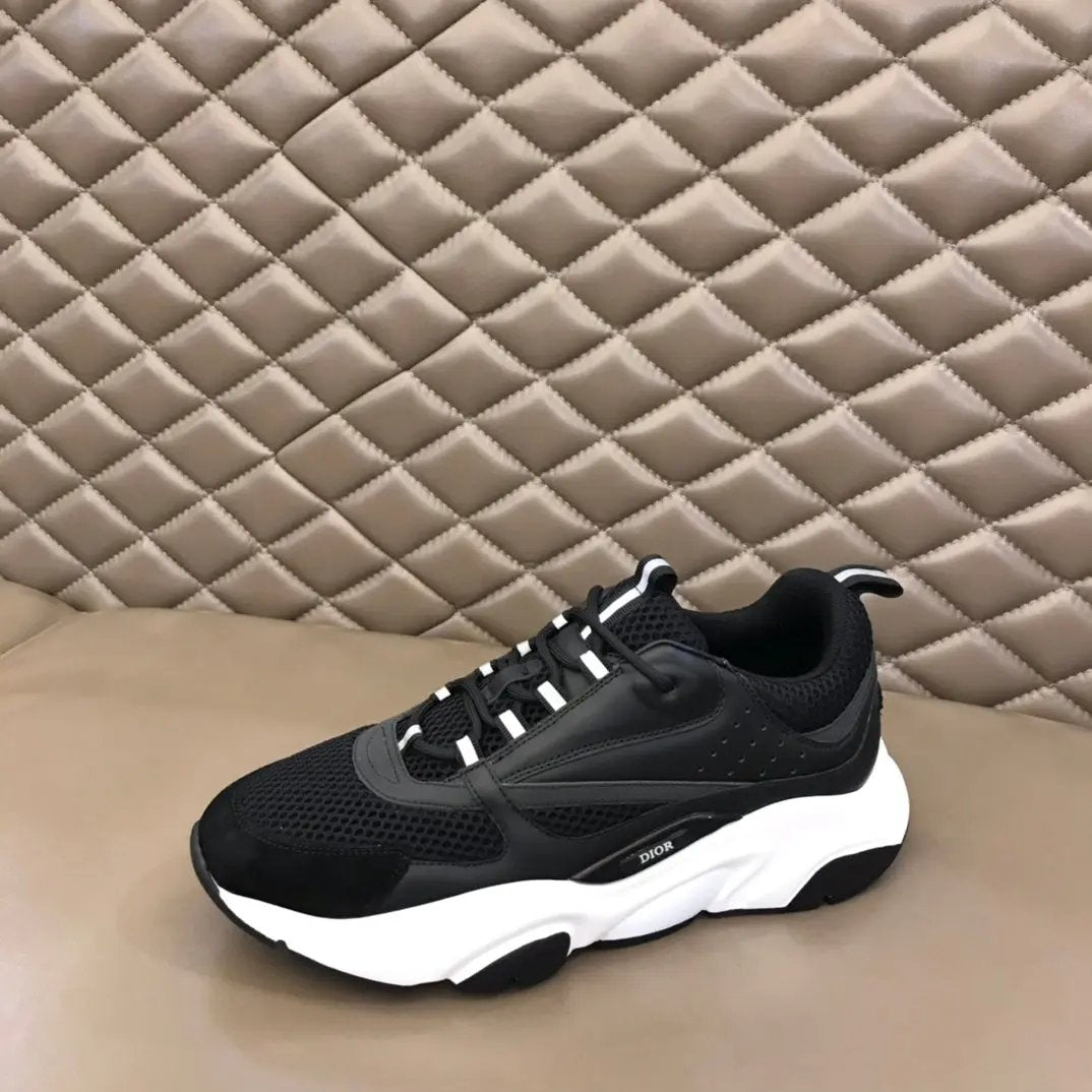 Dior B22 Black/White tenisice — prednji prikaz