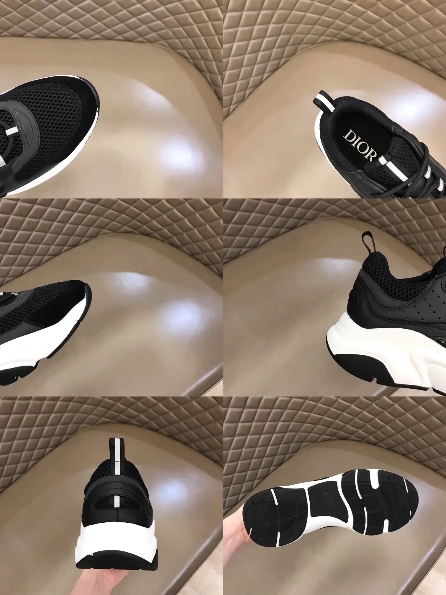 Dior B22 Black/White tenisice — fotografija 6
