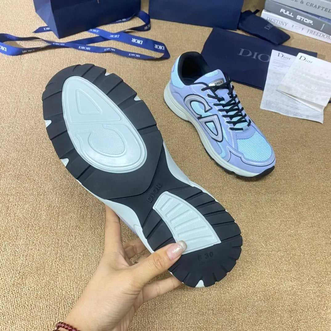 Dior Trainers Baby Blue tenisice — prednji prikaz