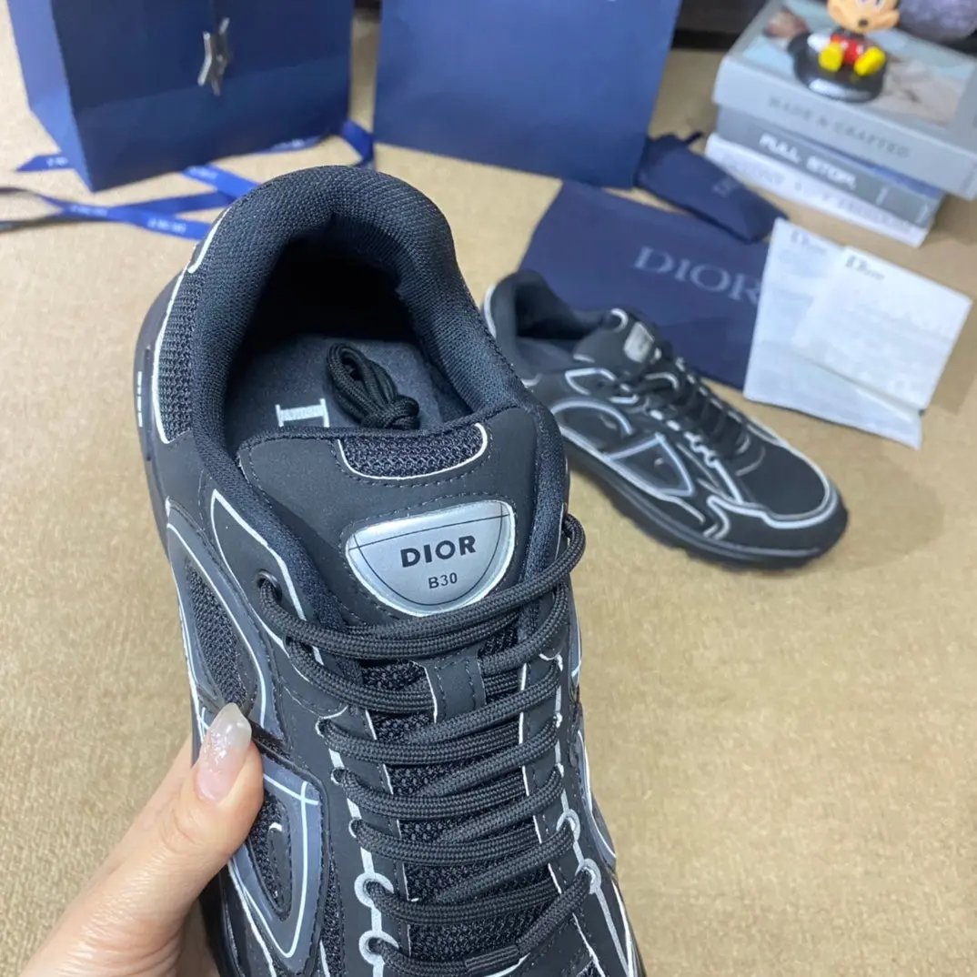 Dior Trainers Black tenisice — gornji prikaz