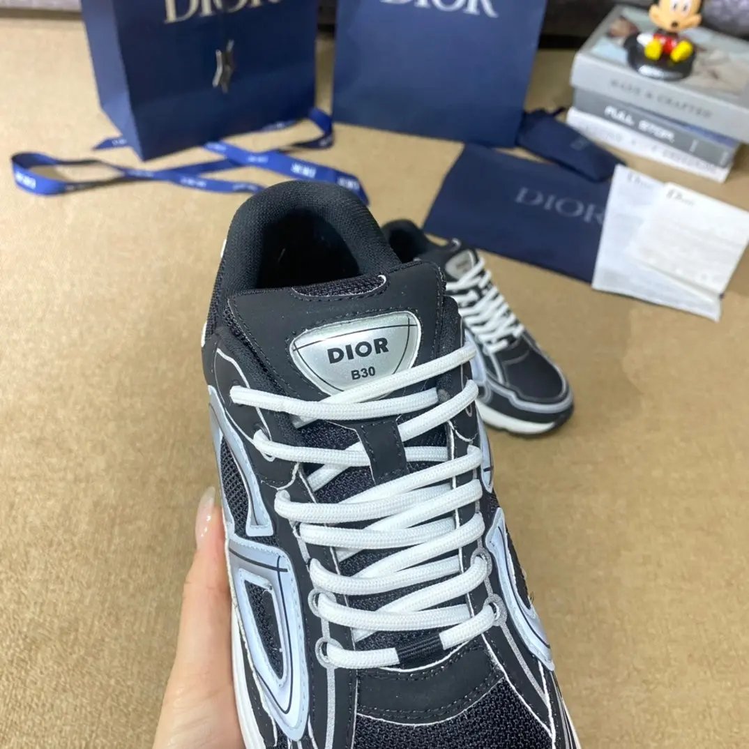 Dior Trainers Black/White tenisice — gornji prikaz