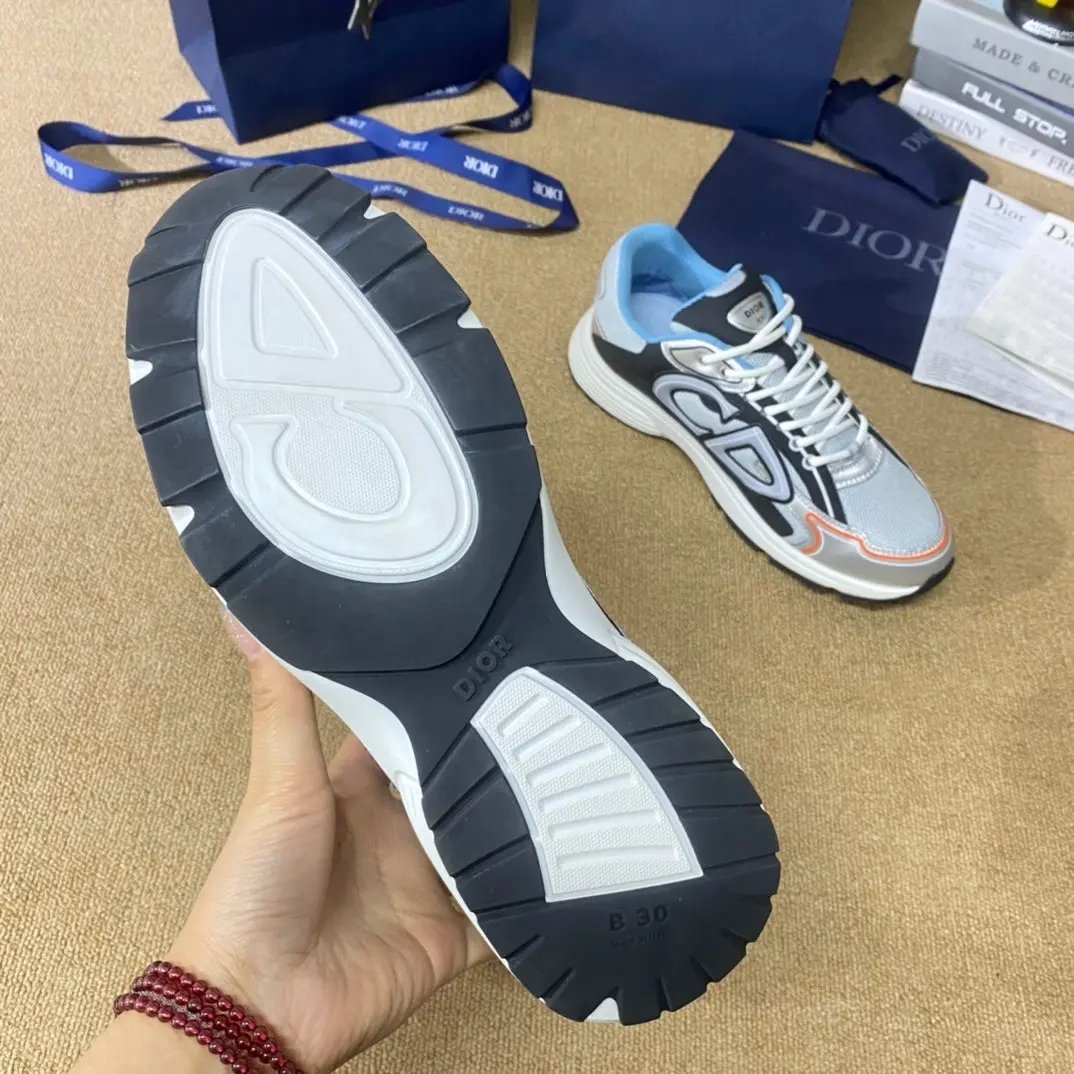 Dior Trainers Gray tenisice — prednji prikaz