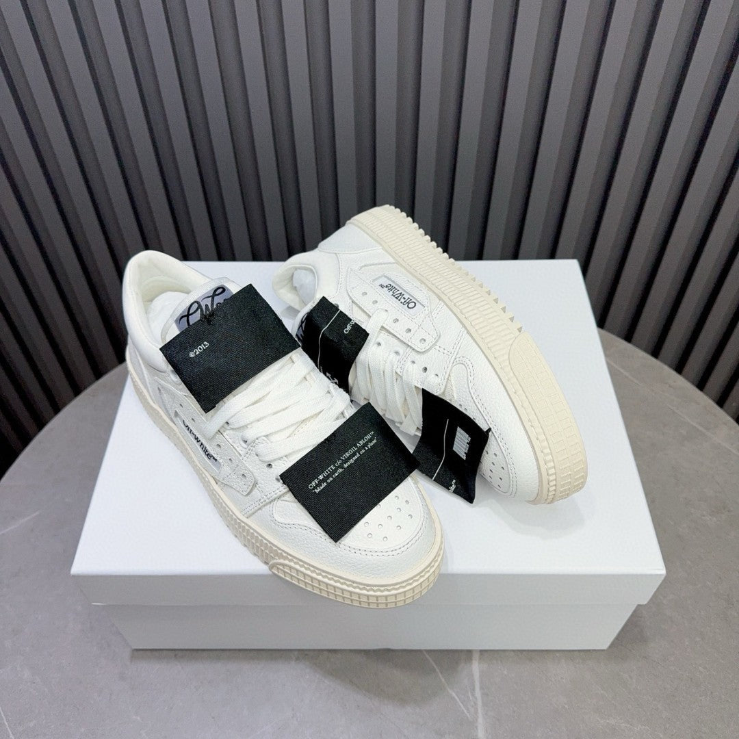 Off-White "Off-Court" 3.0 Black Low tenisice — prednji prikaz
