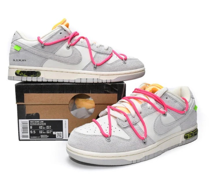 Off White Dunk "lot 17" tenisice — prednji prikaz