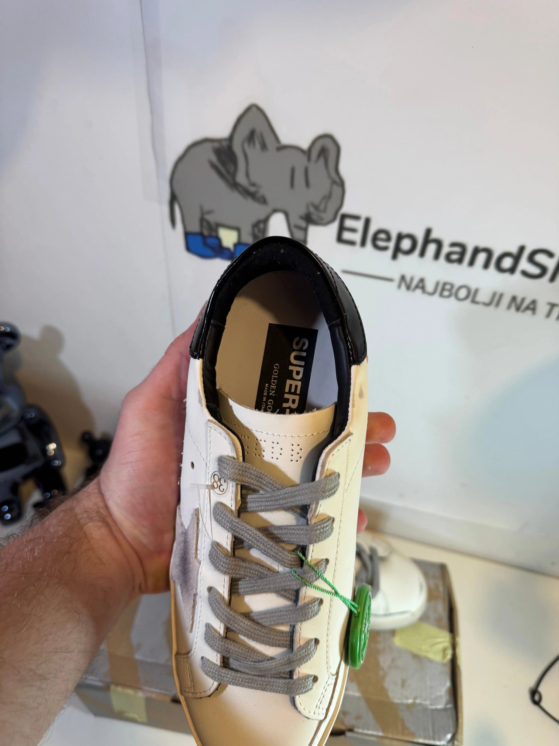 Golden Goose Black Label tenisice — gornji prikaz