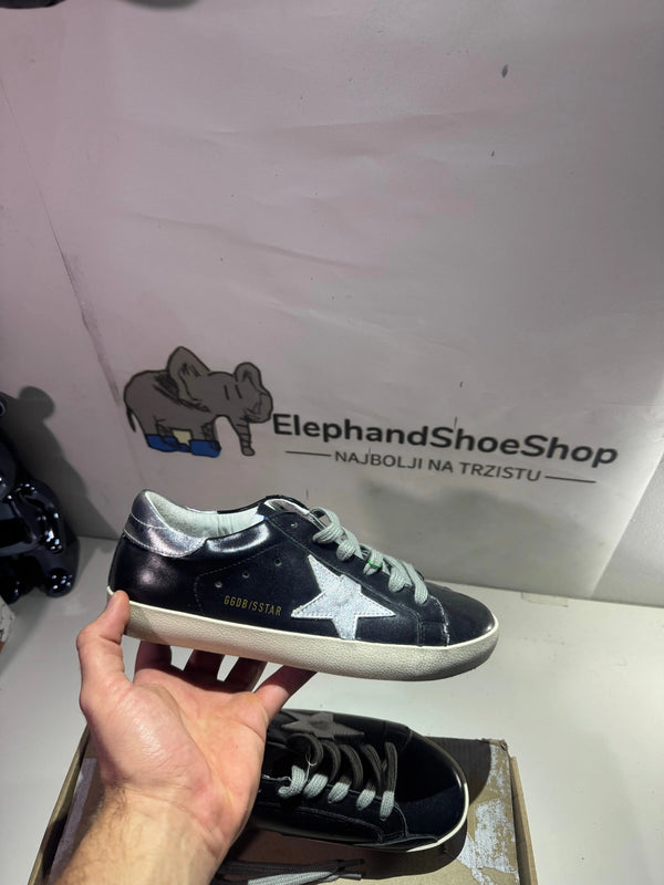 Golden Goose Black tenisice — bočni prikaz