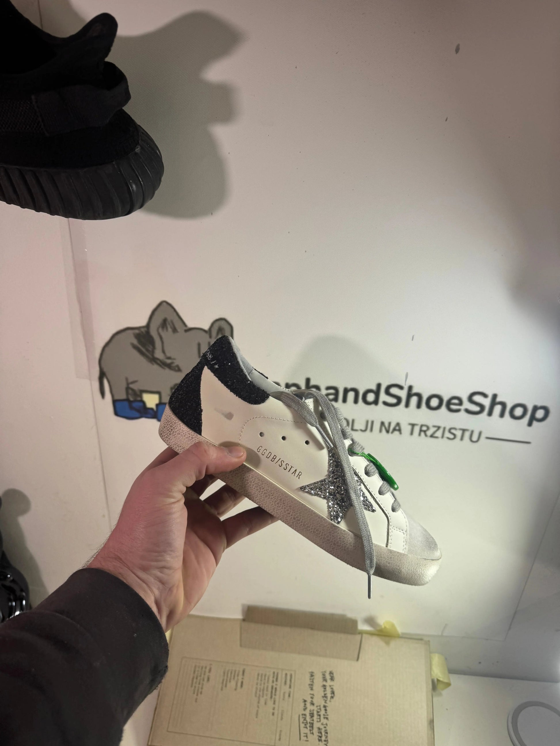Golden Goose Dark Rose tenisice — bočni prikaz