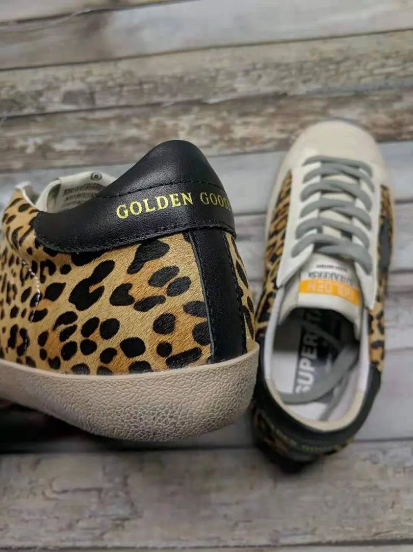 Golden Goose Gepard print tenisice — gornji prikaz