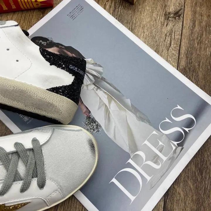 Golden Goose Gold / Black tenisice — straga