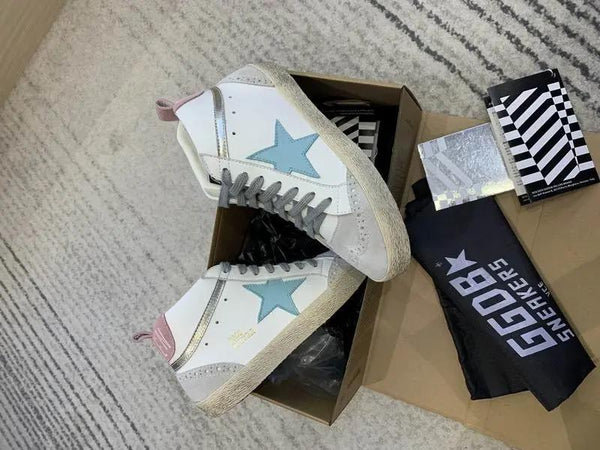 Golden Goose High Baby Blue tenisice — bočni prikaz