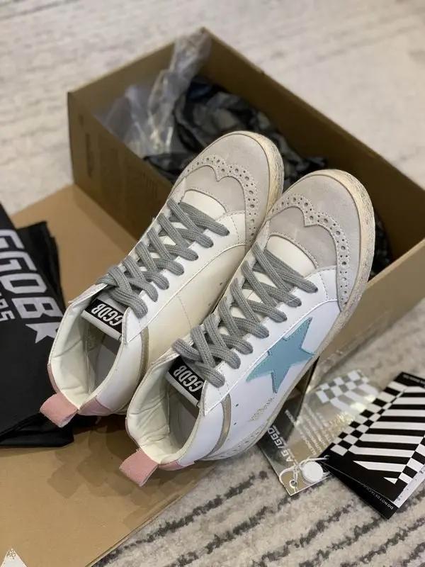 Golden Goose High Baby Blue tenisice — prednji prikaz