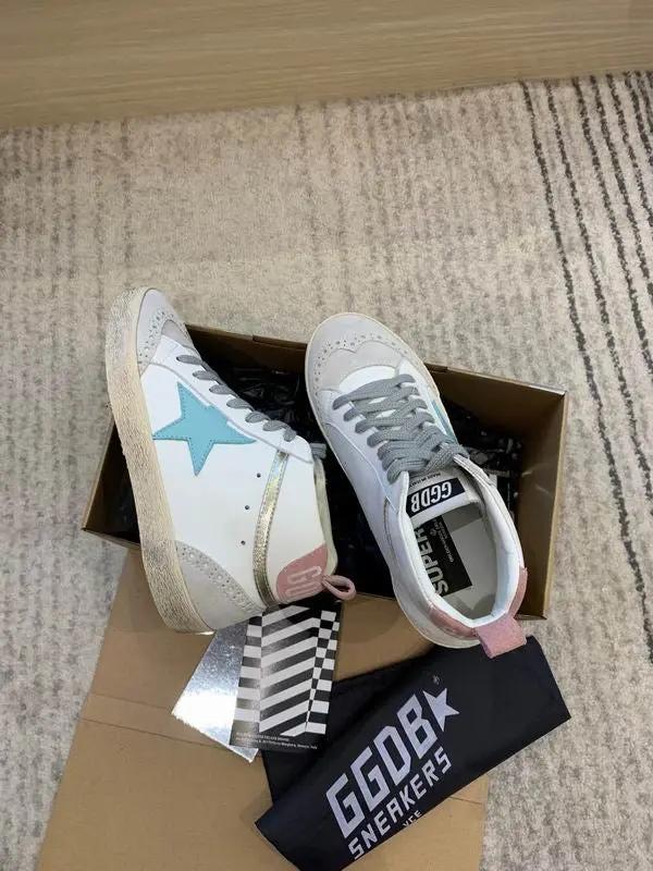 Golden Goose High Baby Blue tenisice — straga