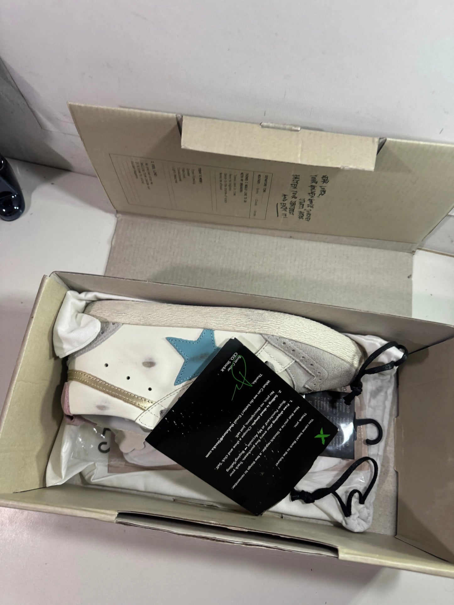 Golden Goose High Baby Blue tenisice — fotografija 6