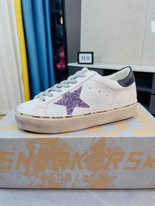 Golden Goose Purple tenisice — prednji prikaz