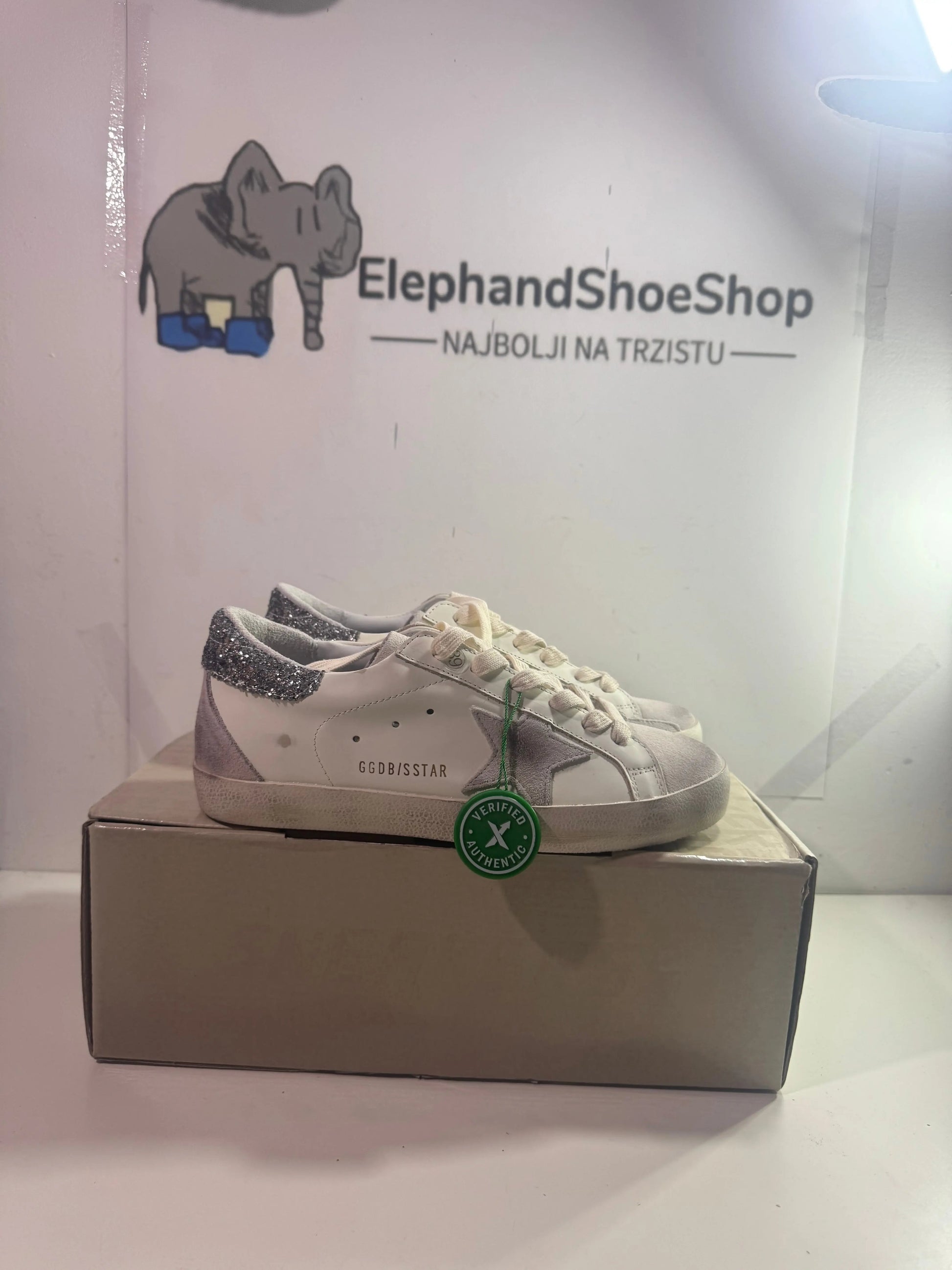Golden Goose Silver Back tenisice — gornji prikaz